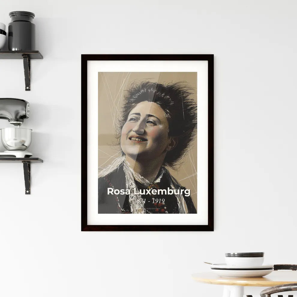 Rosa Luxemburg Portrait Framed Print