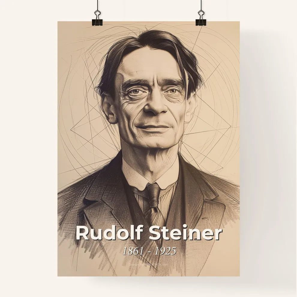 Rudolf Steiner Portrait Poster