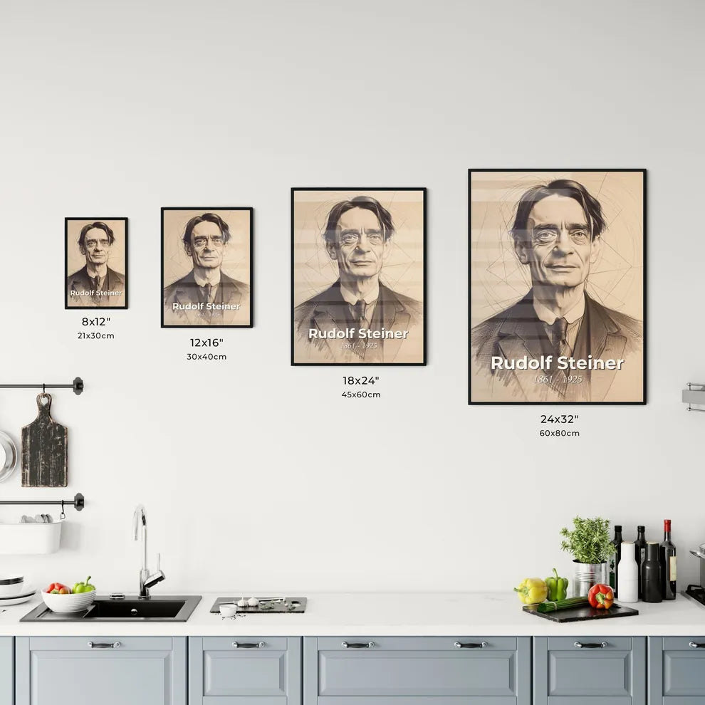 Rudolf Steiner Portrait Size Chart
