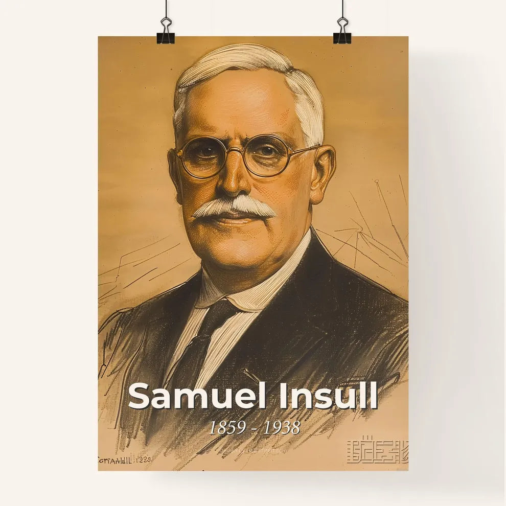 Elegant Tribute to Samuel Insull Poster