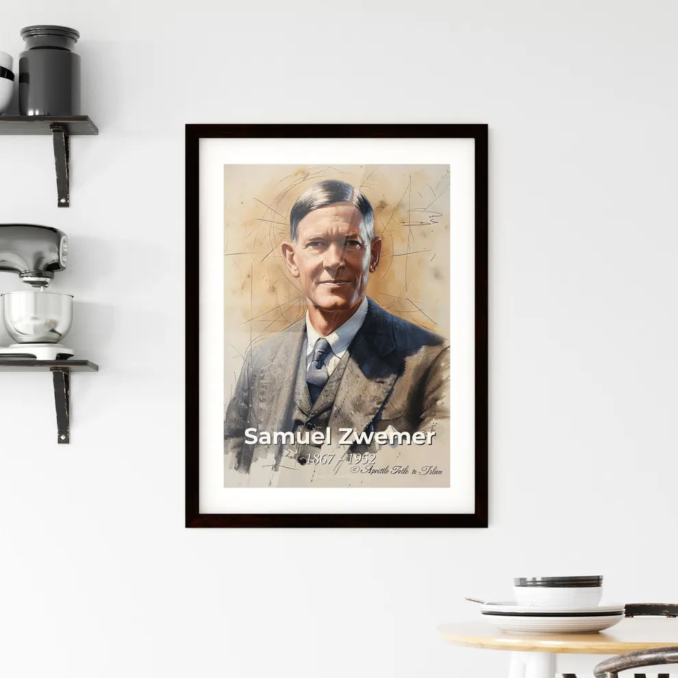 Radiant Portrait of Samuel Zwemer Hangings