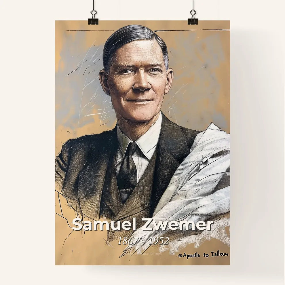 Radiant Portrait of Samuel Zwemer Poster