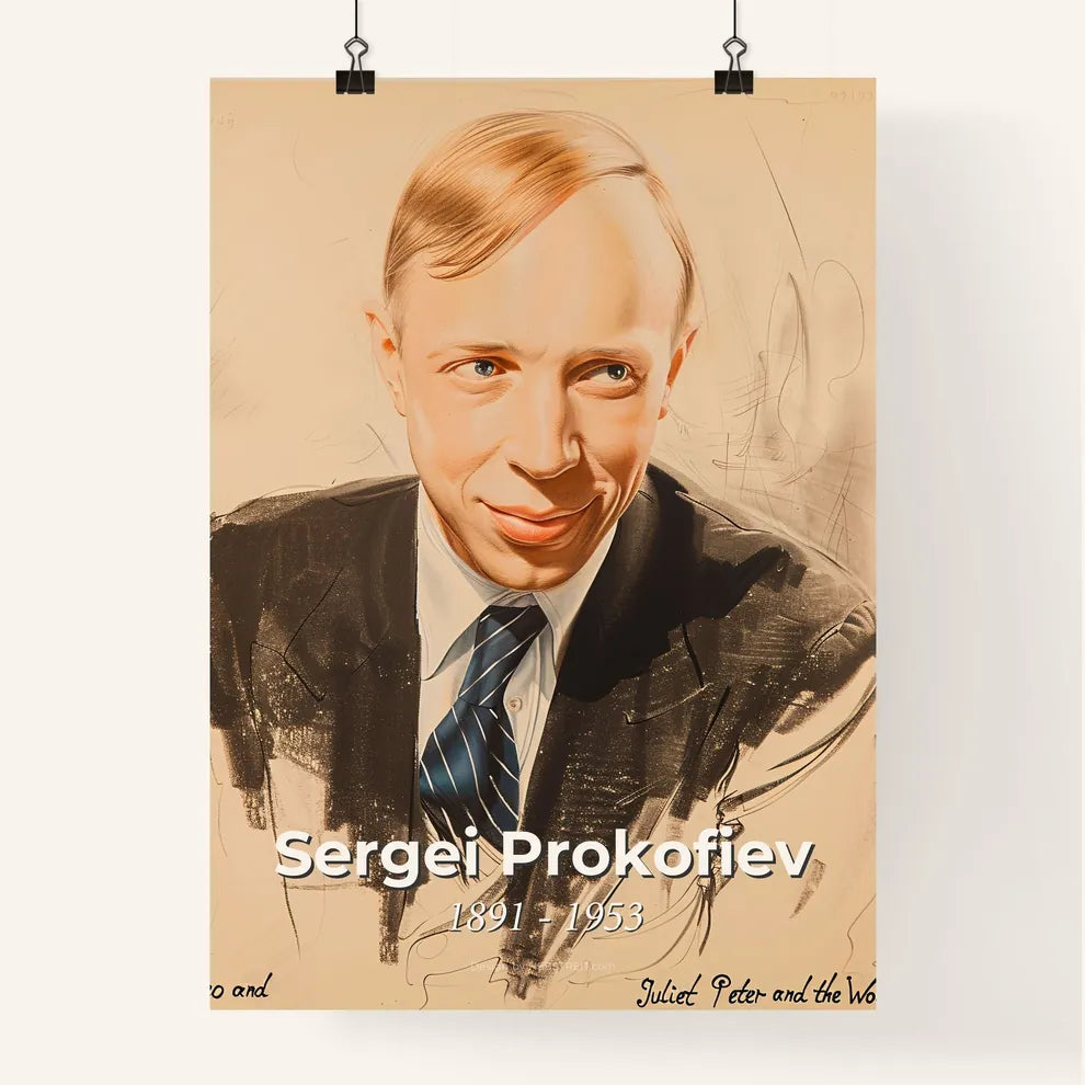 Sergei Prokofiev Poster