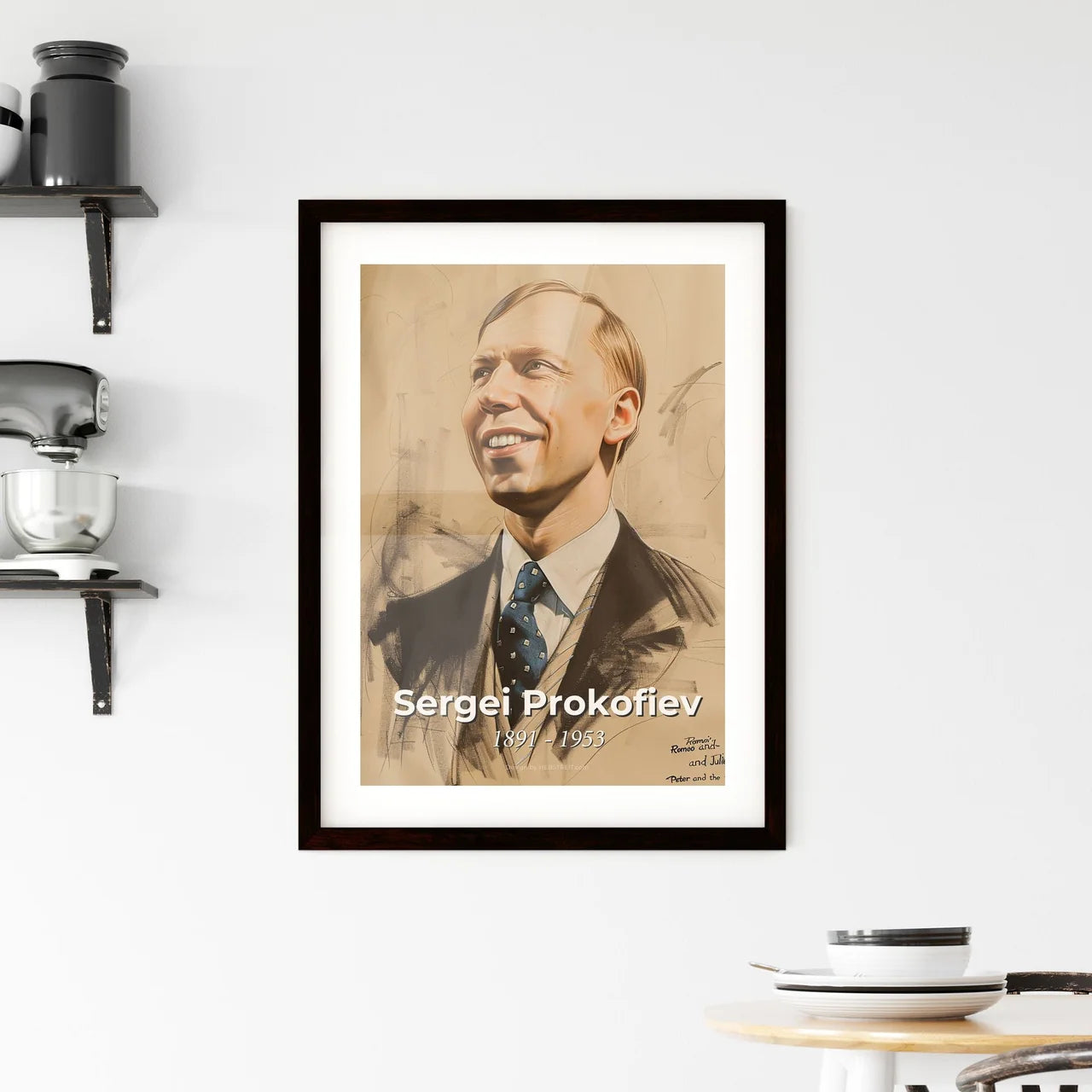 Sergei Prokofiev Portrait Hangings