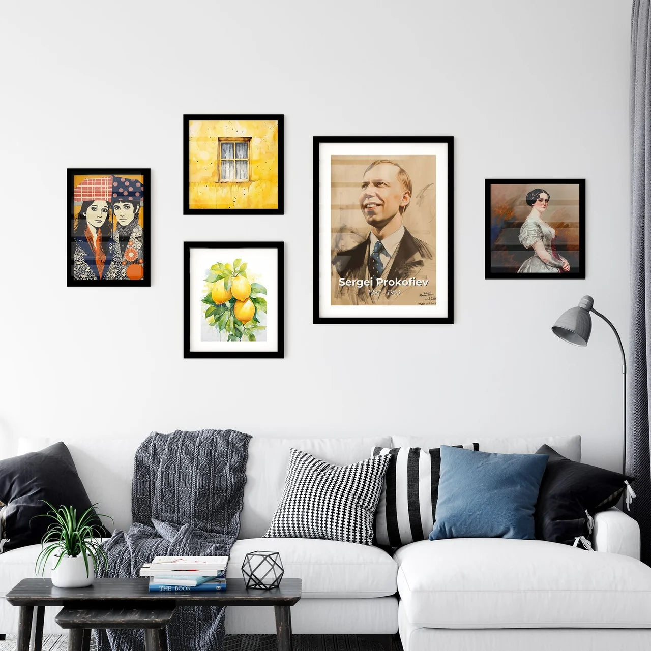 Sergei Prokofiev Portrait Wall Art