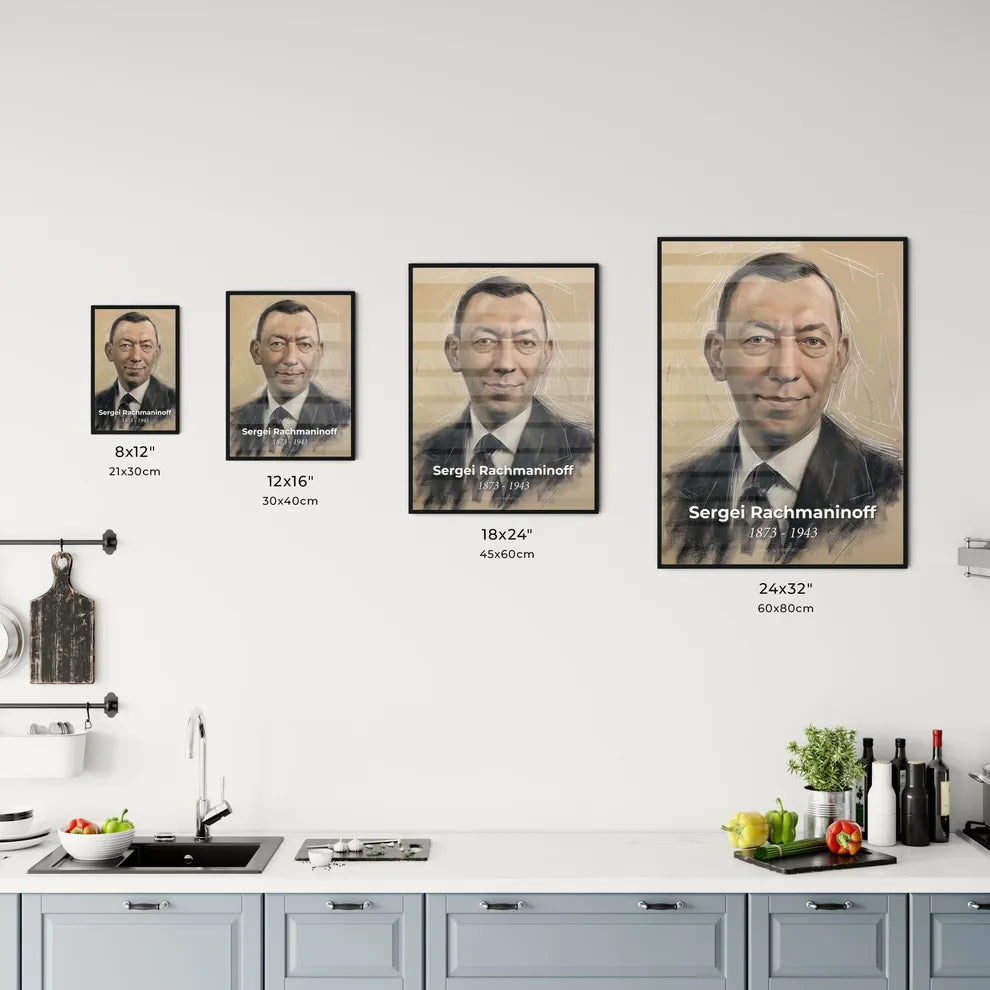 Sergei Rachmaninoff Size Chart