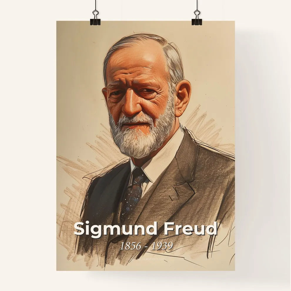 Dynamic Portrait of Sigmund Freud Poster