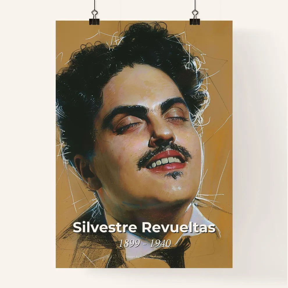 Exquisite Portrait of Silvestre Revueltas Poster
