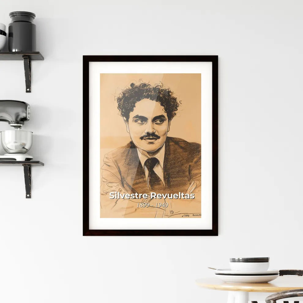 Radiant Portrait of Silvestre Revueltas Hangings