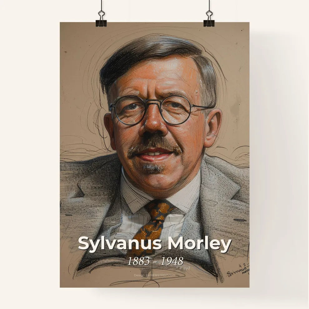Radiant Portrait of Sylvanus Morley Poster