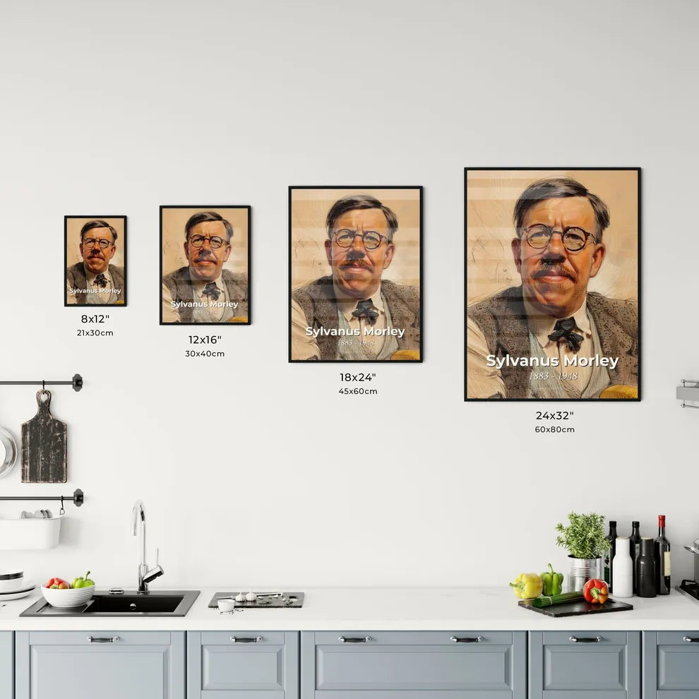 Elegant Sylvanus Morley Portrait Size Chart