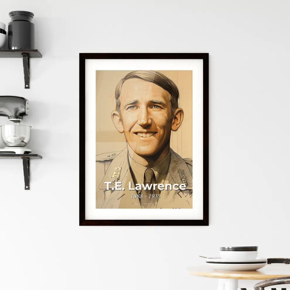 Captivating Portrait of T.E. Lawrence Hangings