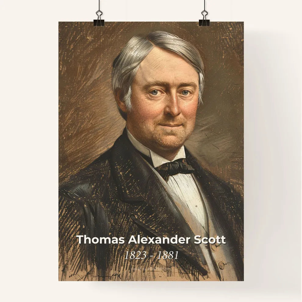 Dynamic Portrait of Thomas Alexander Scott Poster