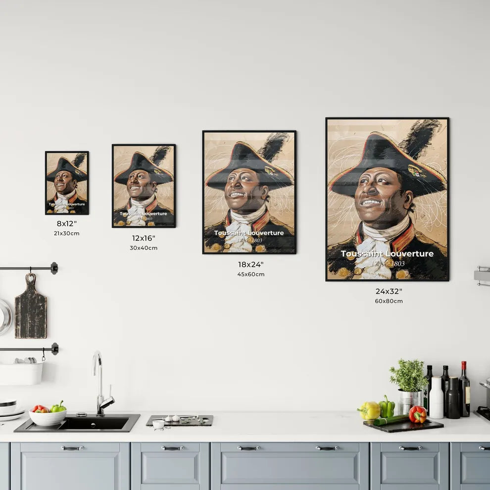 Vibrant Portrait of Toussaint - Kitchen Hangings