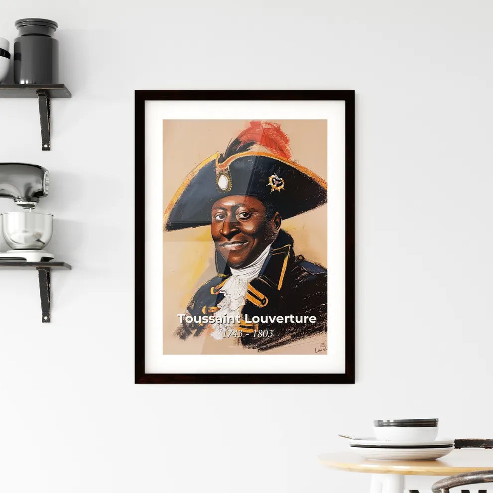 Dynamic Portrait of Toussaint Framed Print