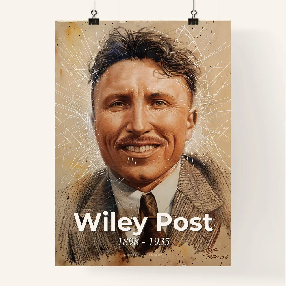 Celebrate Wiley Post Poster