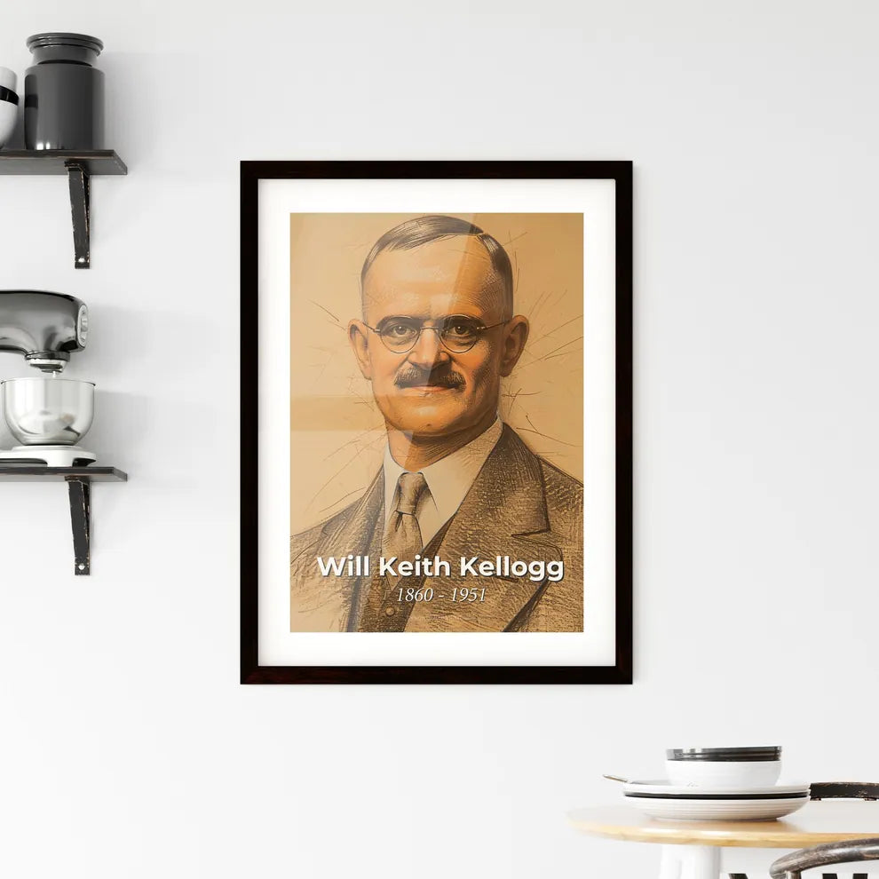 Radiant Portrait of W.K. Kellogg Hangings