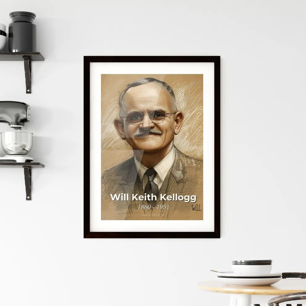 Elegant Portrait of Will Keith Kellogg Hangings