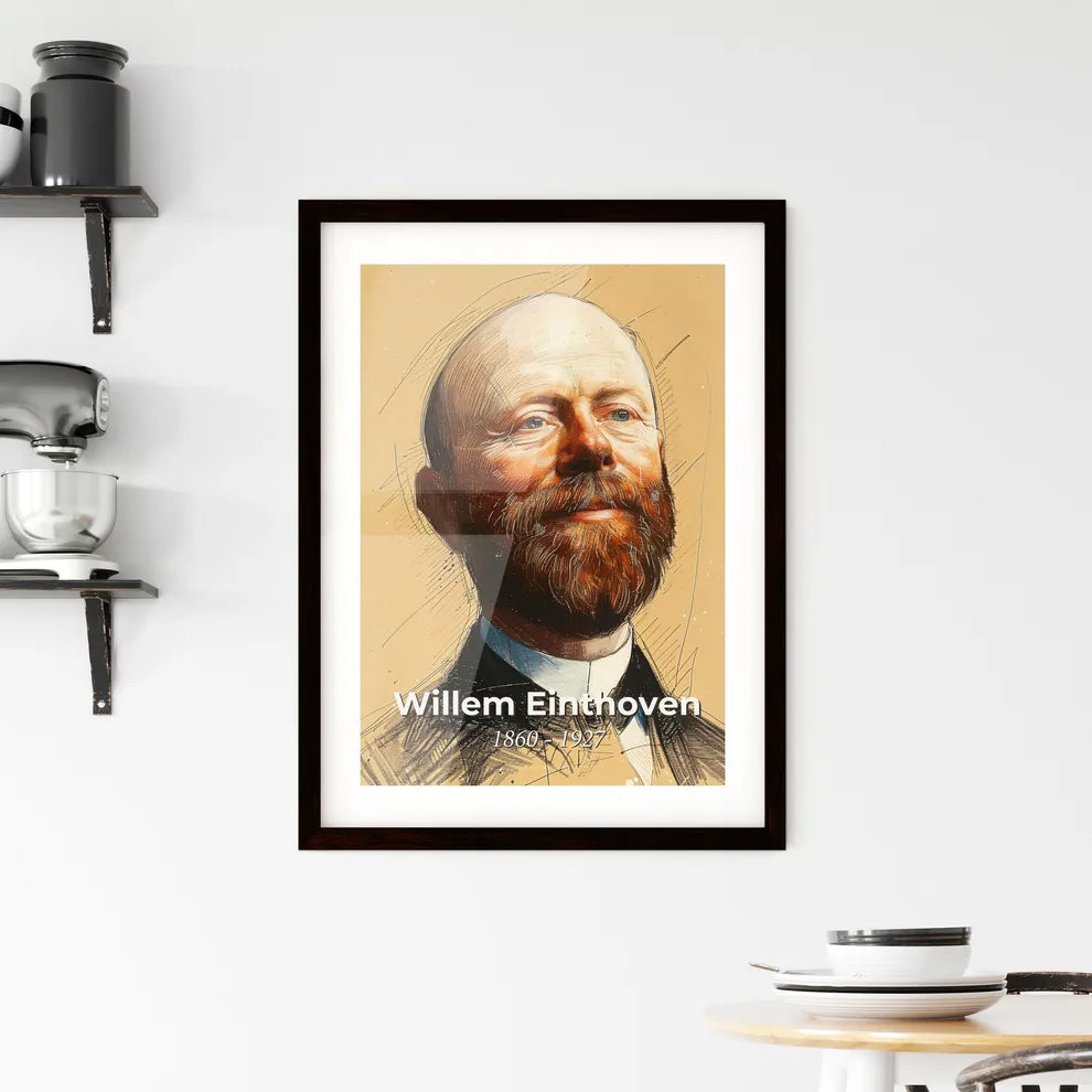 Vibrant Portrait of Willem Einthoven Hangings