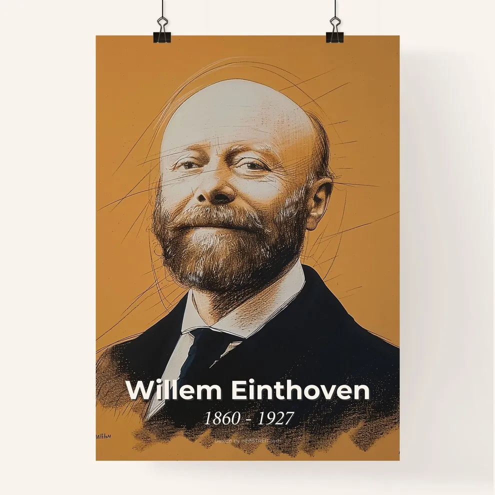 Portrait of Willem Einthoven Poster