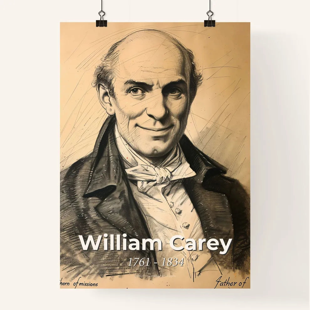 William Carey Poster