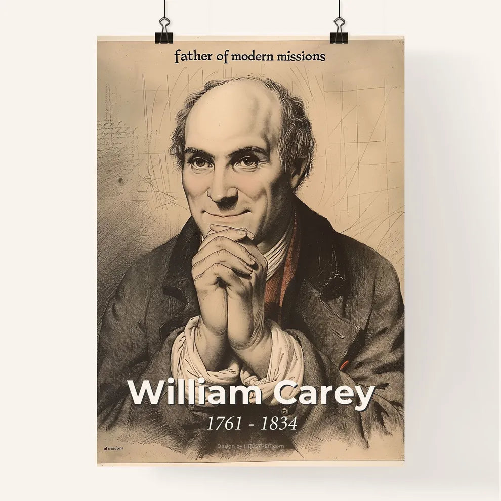 William Carey Poster