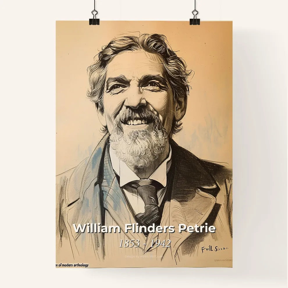 Timeless Portrait of William Flinders Petrie Poster