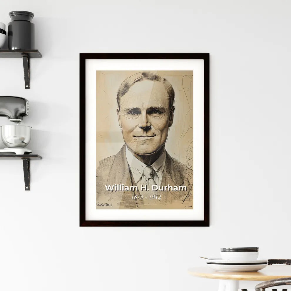 Radiant Portrait of William H. Durham Hangings