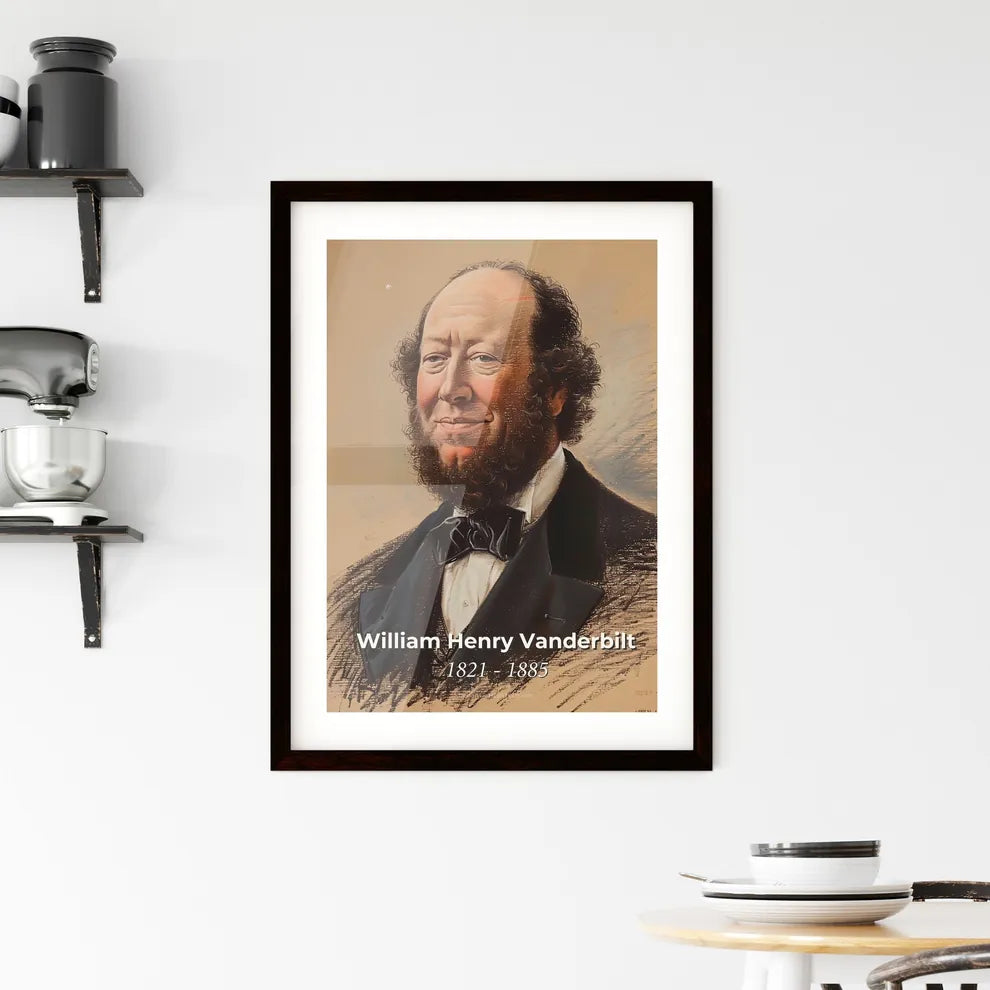 Elegant Portrait of William Henry Vanderbilt Hangings