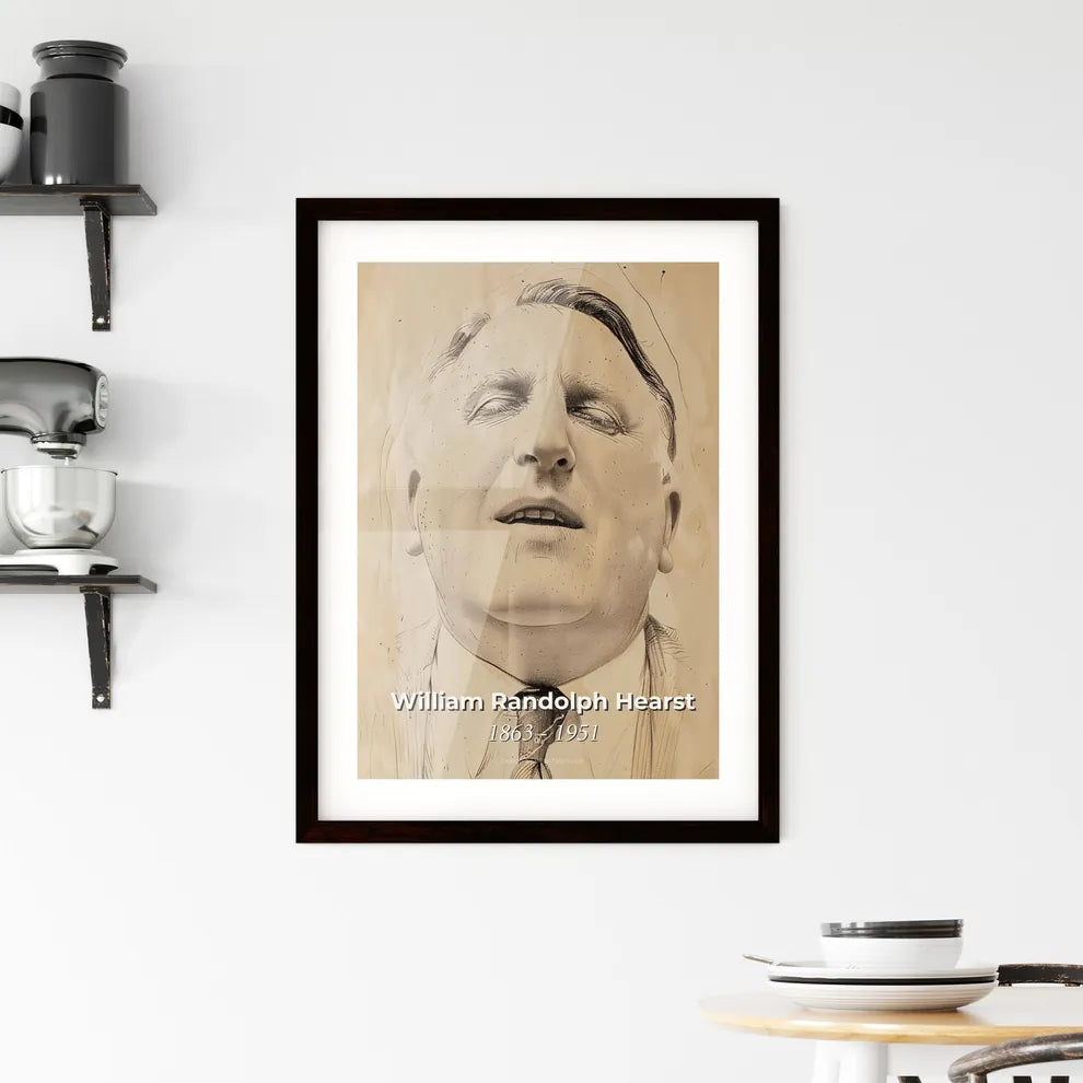 Dynamic Portrait of William Rand Framed Print