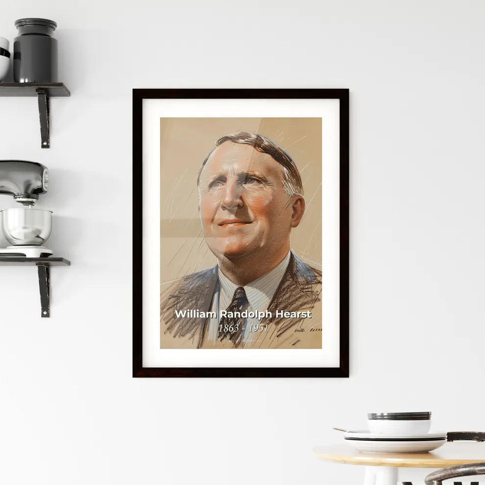 Elegant Portrait of William Randolph Hearst Hangings