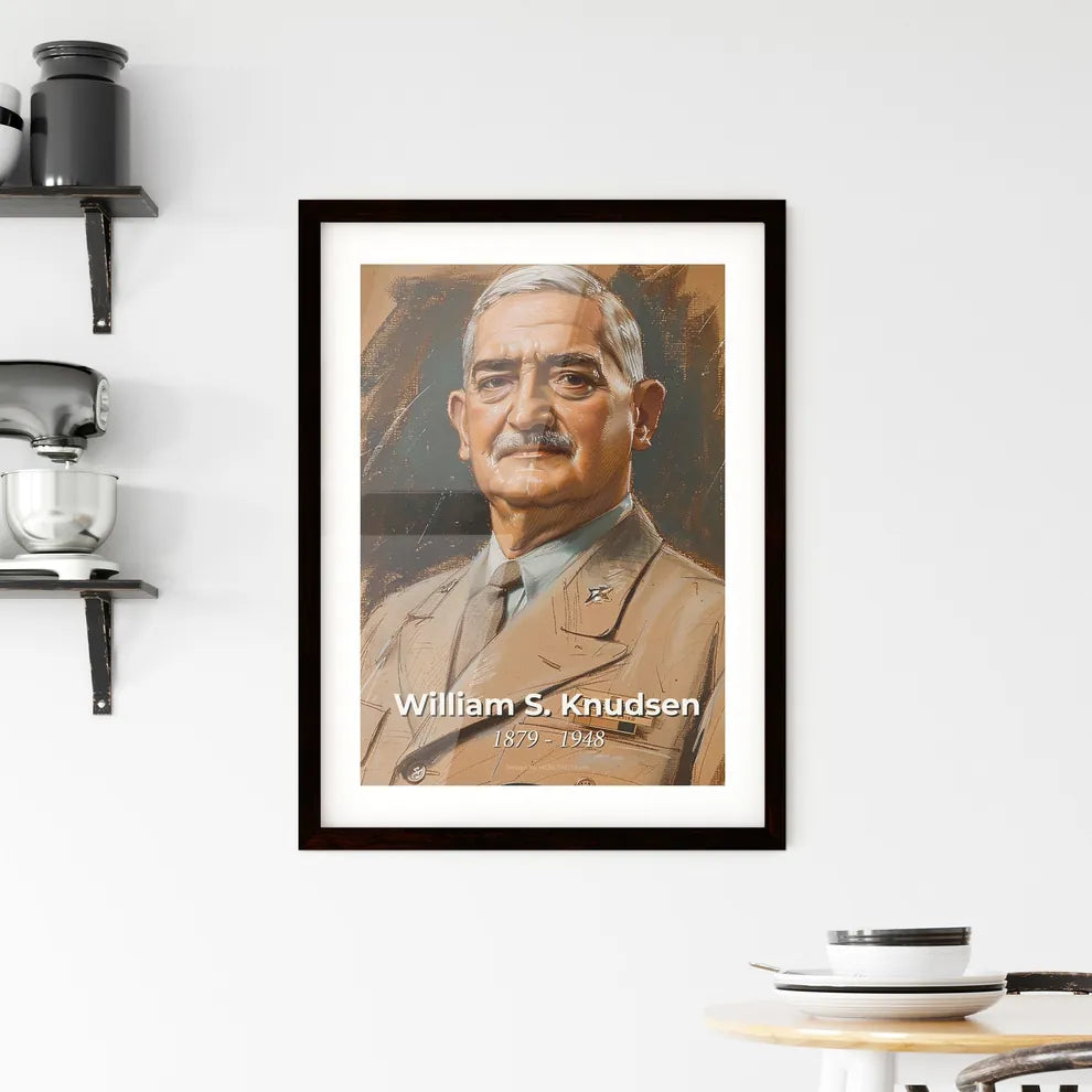 Dynamic Portrait of William S. Knudsen Hangings