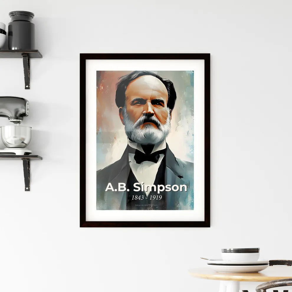 Portrait of A.B. Simpson Hangings