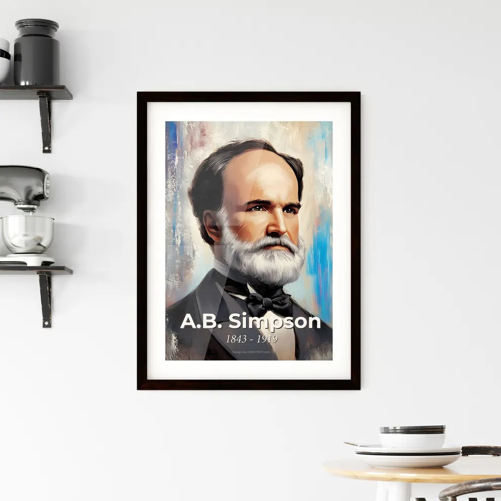 Portrait of A.B. Simpson Hangings