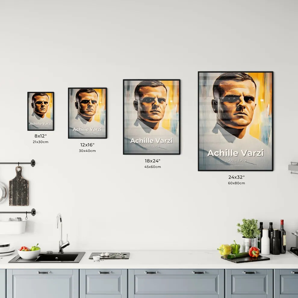 Portrait of Achille Varzi Size Chart