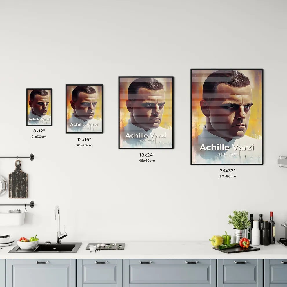 Portrait of Achille Varzi Size Chart