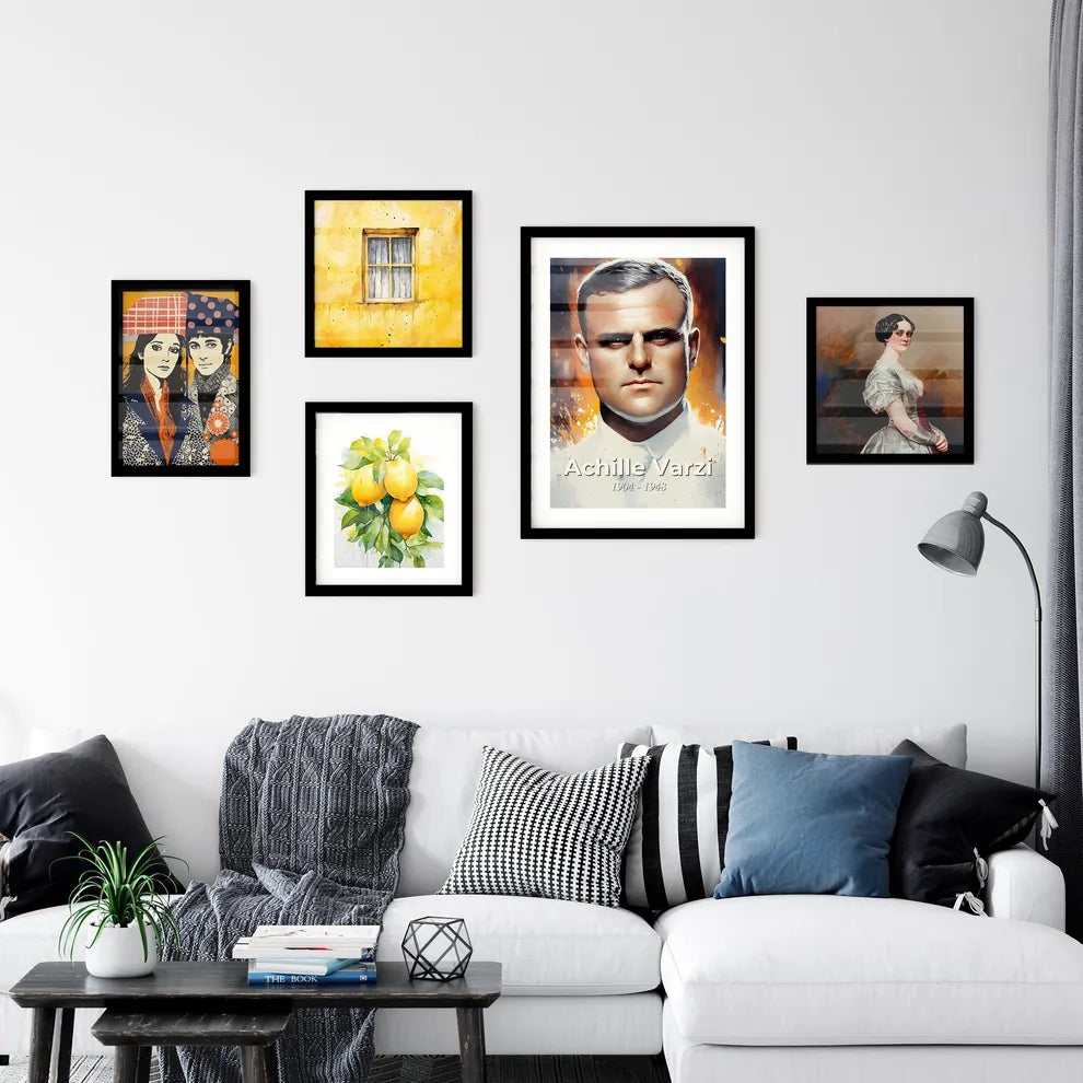 Portrait of Achille Varzi Wall Art