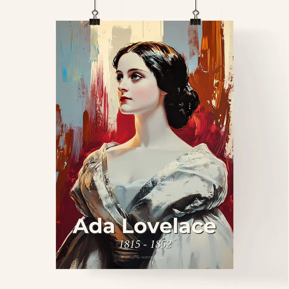 Portrait of Ada Lovelace Poster