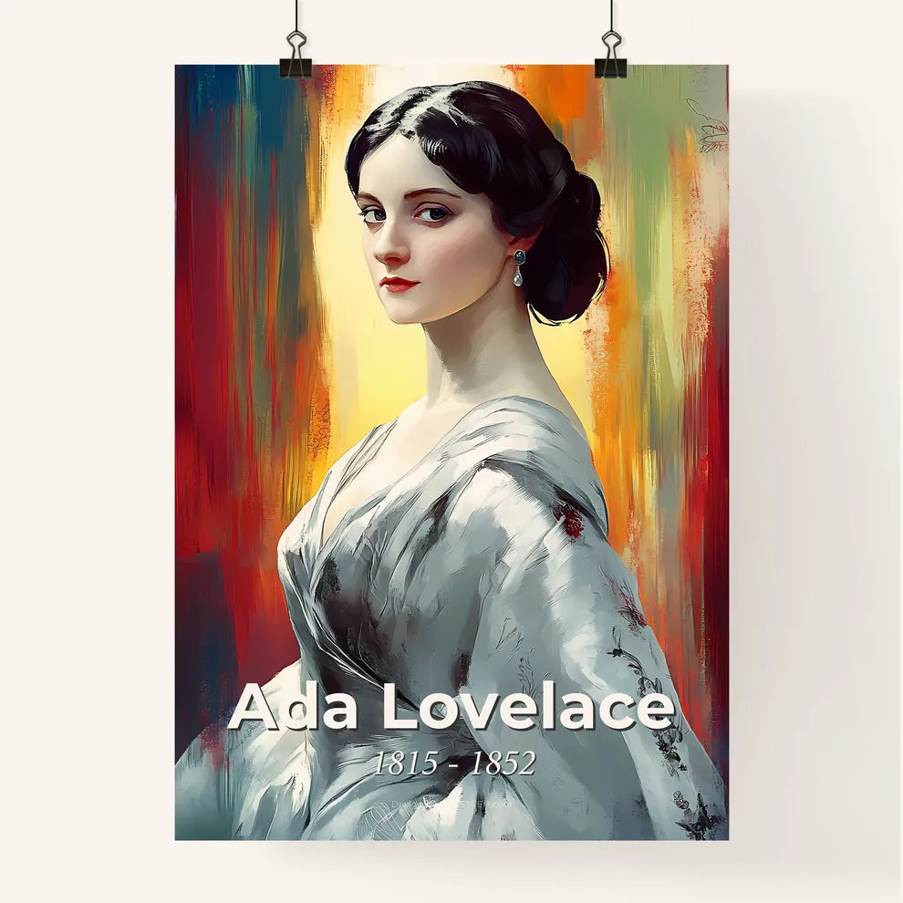 Portrait of Ada Lovelace Poster