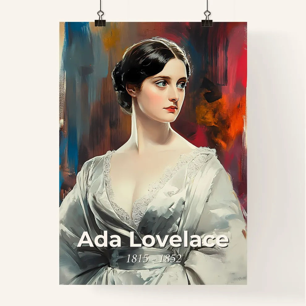 Portrait of Ada Lovelace Poster