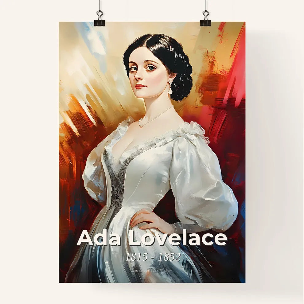 Portrait of Ada Lovelace Poster