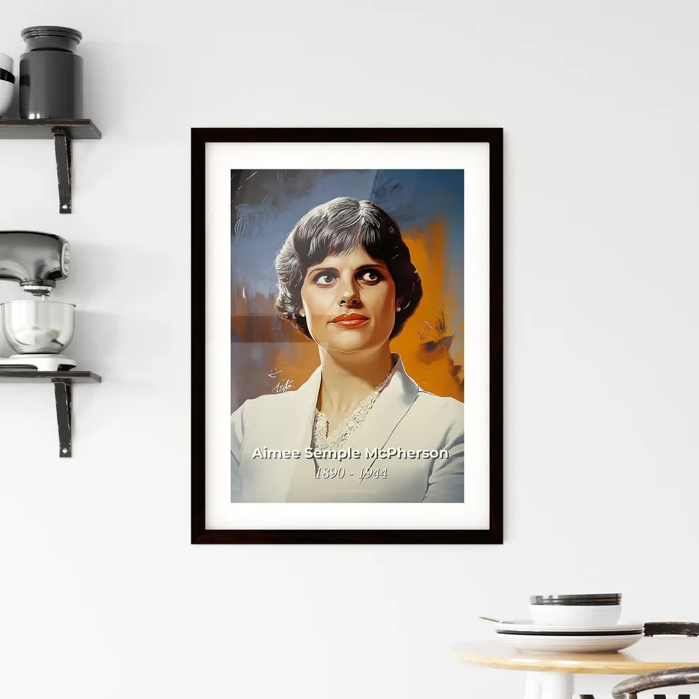 Portrait of Aimee Semple McPherson Framed Print