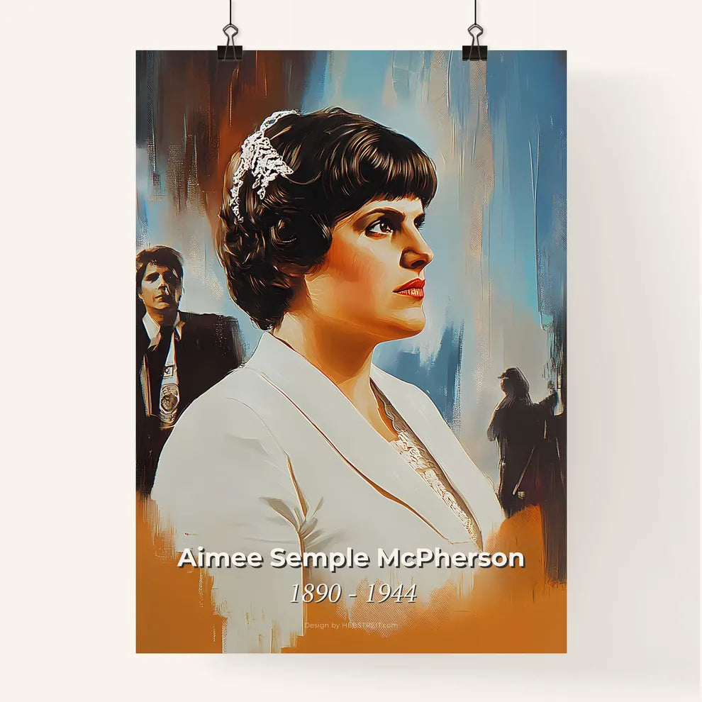 Portrait of Aimee Semple McPherson Poster