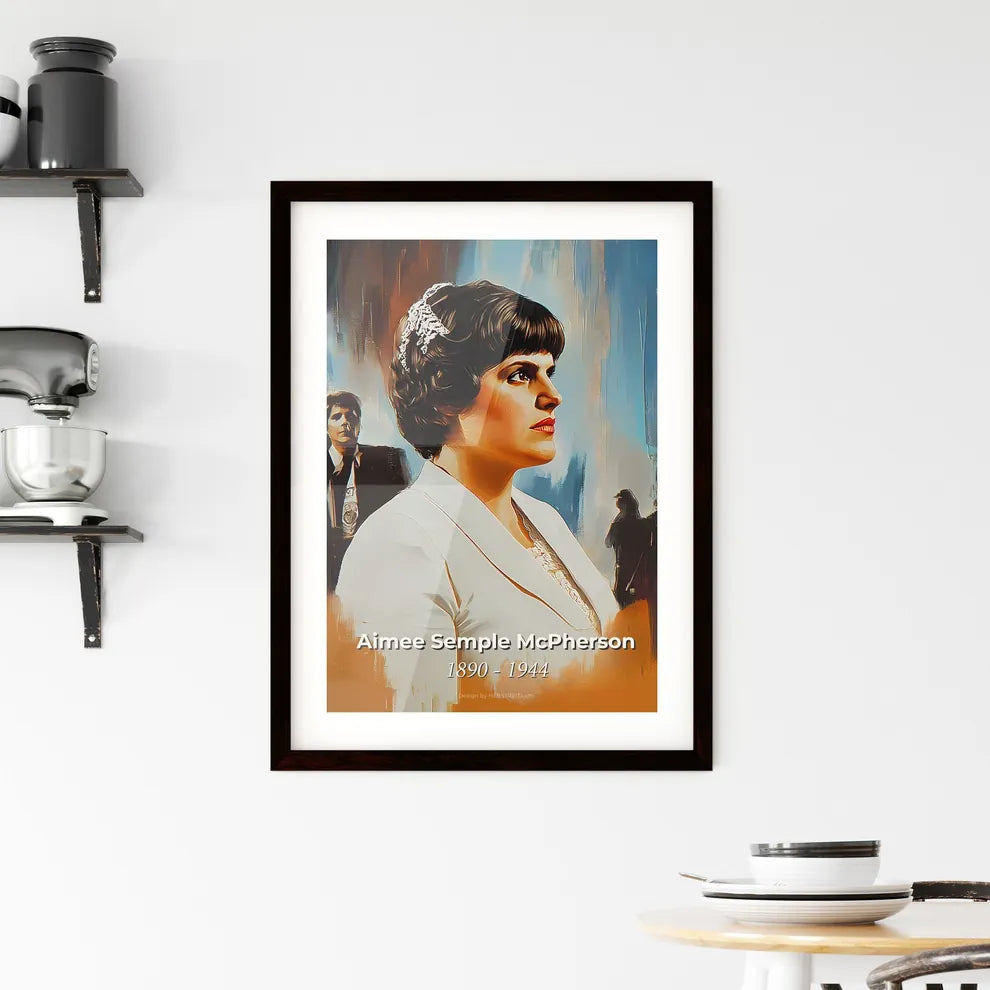 Portrait of Aimee Semple McPherson Framed Print
