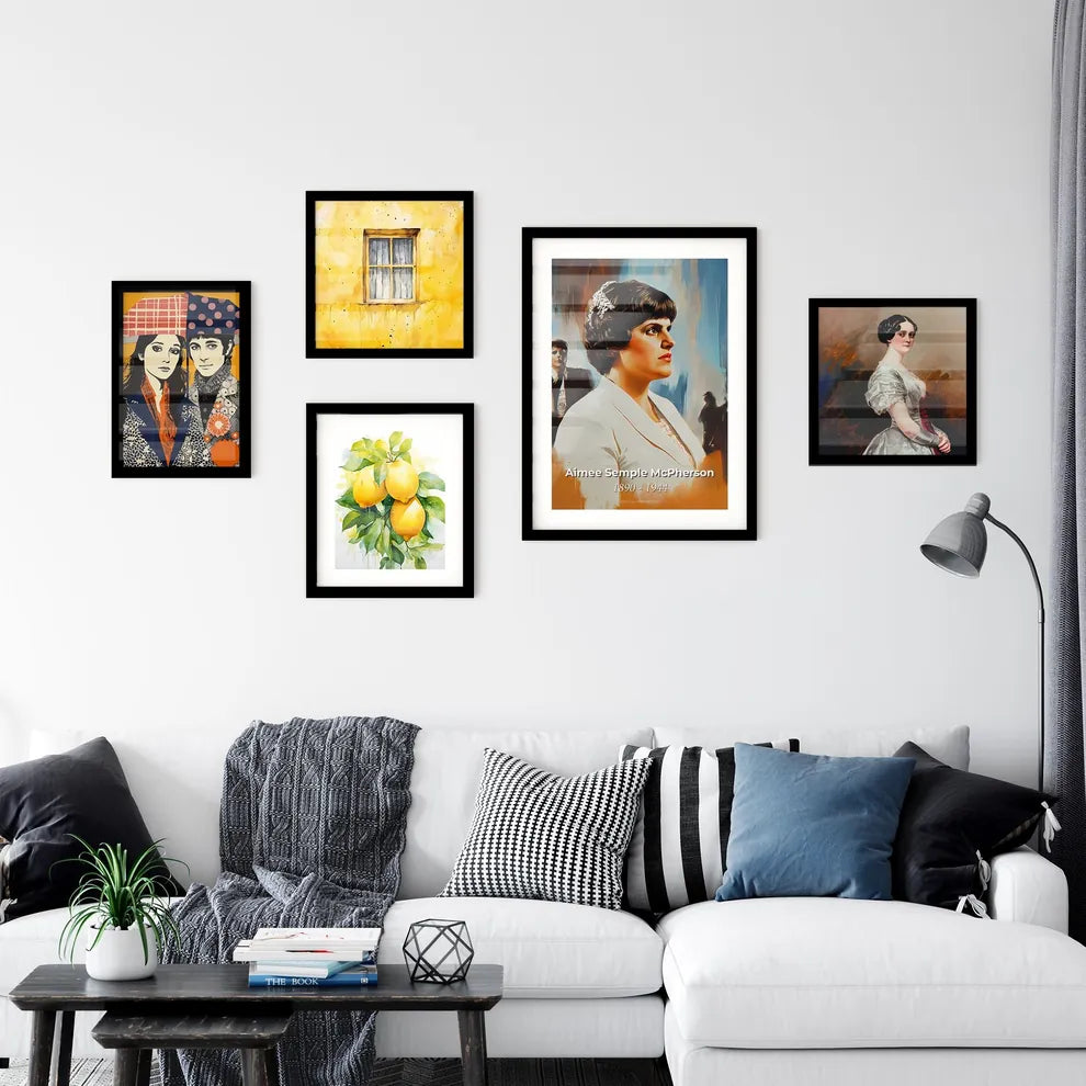 Portrait of Aimee Semple McPherson Art Print