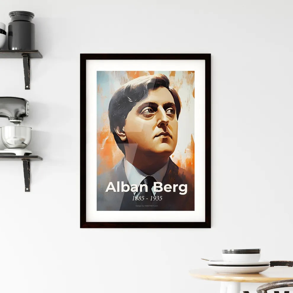 Portrait of Alban Berg Hangings
