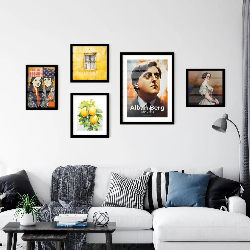 Portrait of Alban Berg Wall Art