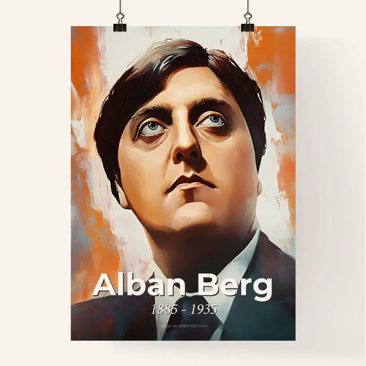 Portrait of Alban Berg Poster