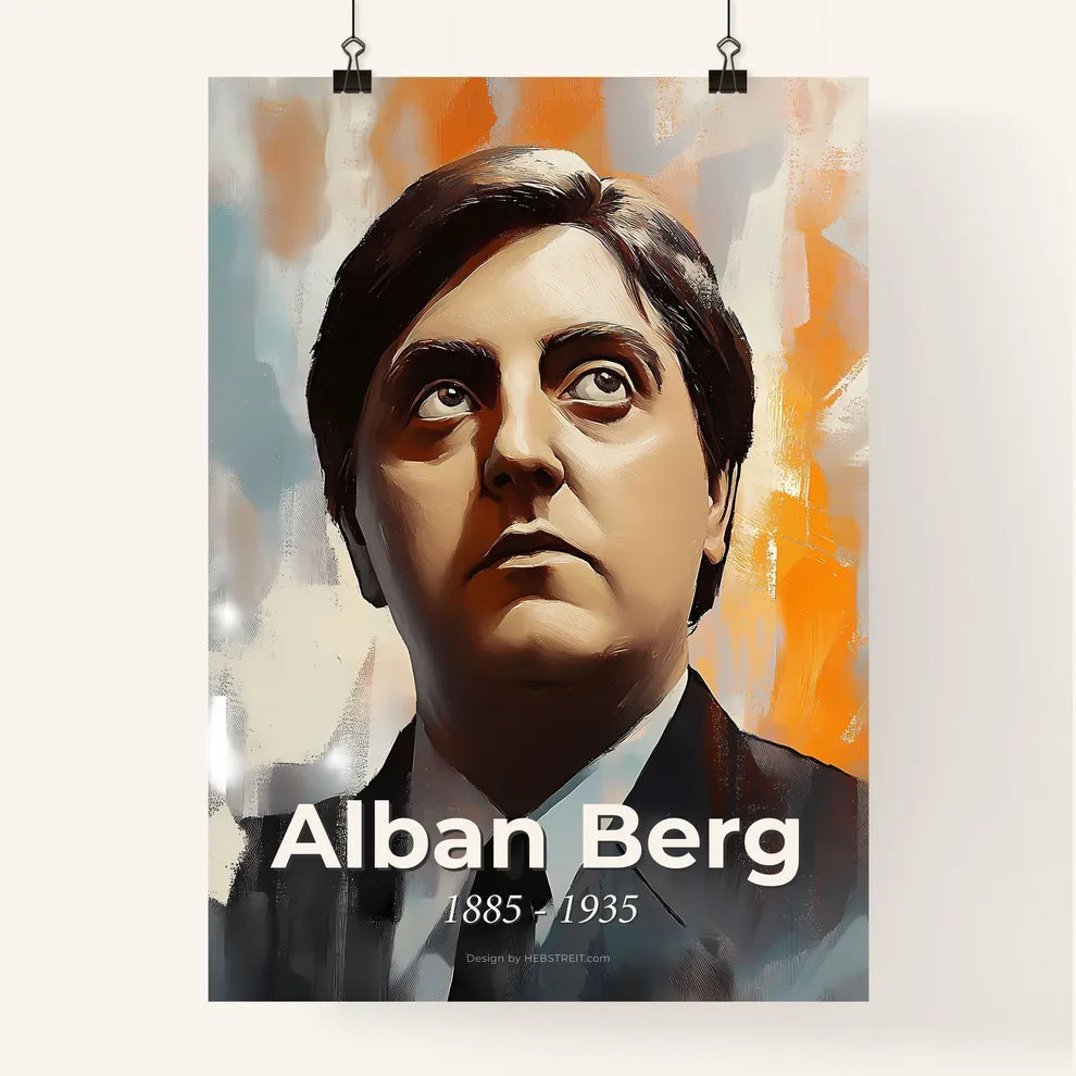 Portrait of Alban Berg Poster