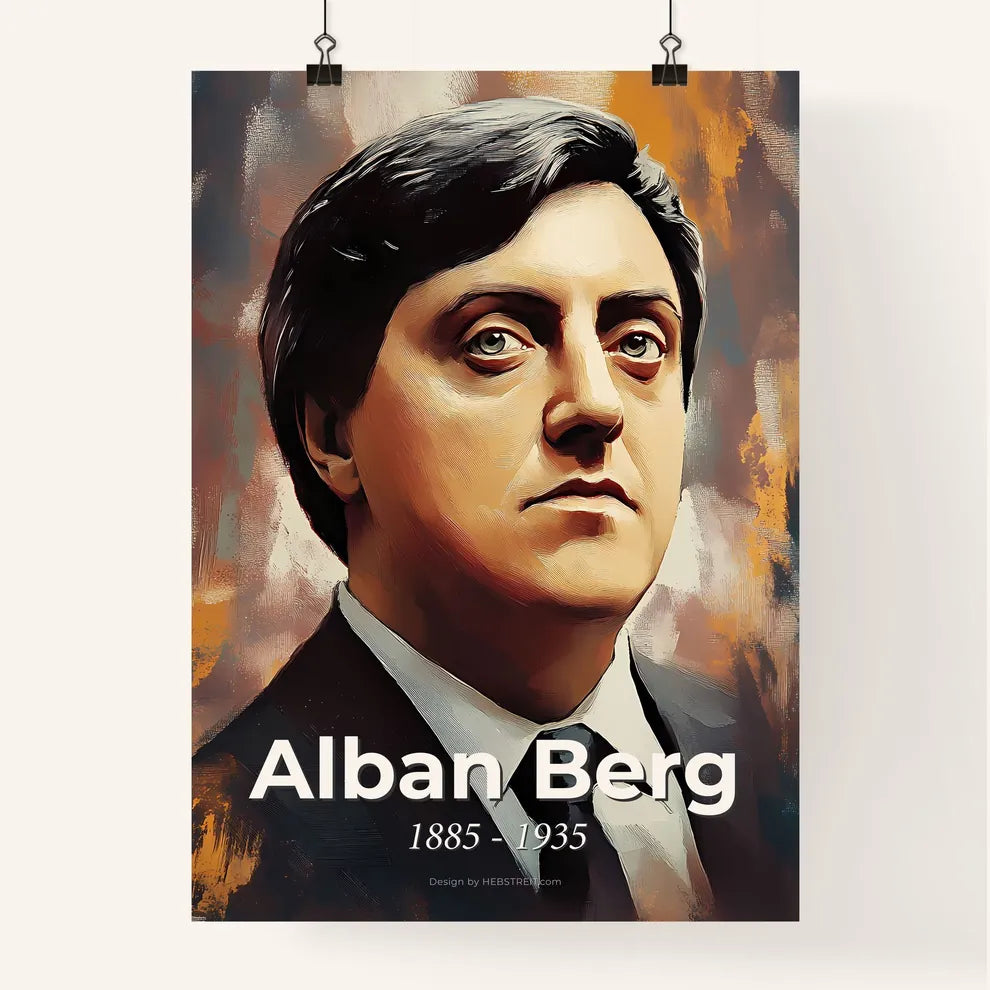 Portrait of Alban Berg Poster